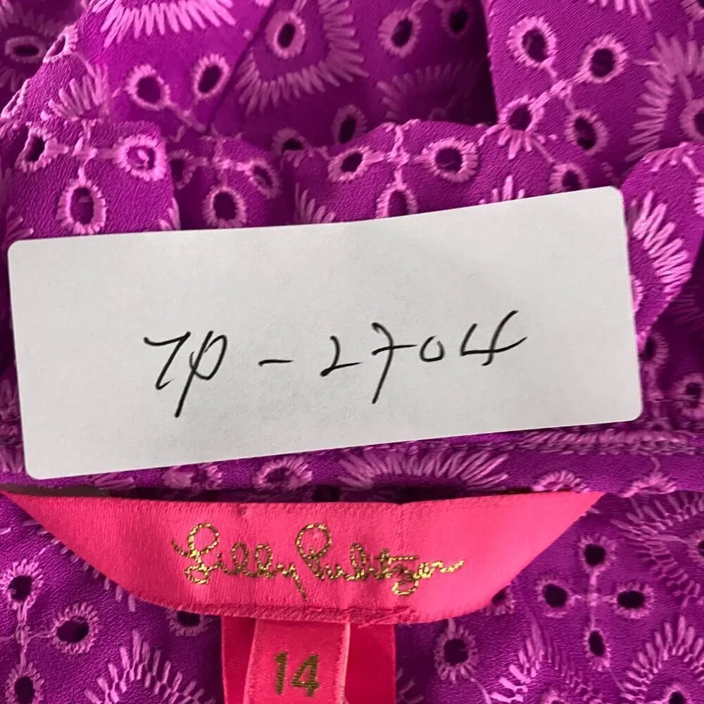 Lilly Pulitzer Pink Button Down Shirt - Picture 2 of 12